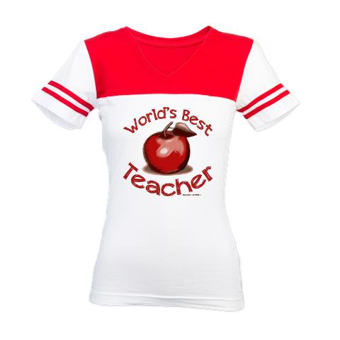 worlds_best_teacher_red_apple_jr_football_tshir